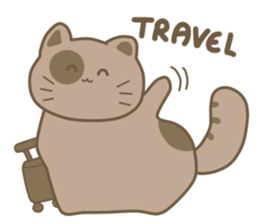 Daily Life of A Fat Cat sticker #10859017