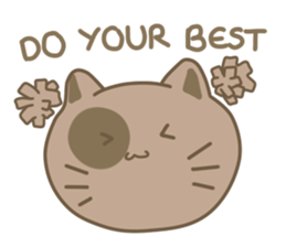 Daily Life of A Fat Cat sticker #10859018