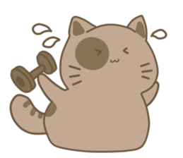 Daily Life of A Fat Cat sticker #10859019