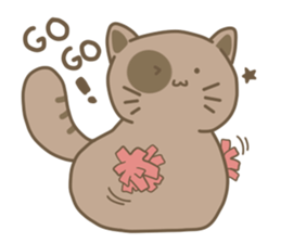 Daily Life of A Fat Cat sticker #10859020