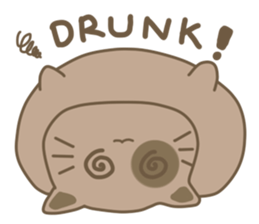 Daily Life of A Fat Cat sticker #10859026