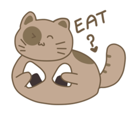 Daily Life of A Fat Cat sticker #10859029
