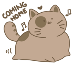 Daily Life of A Fat Cat sticker #10859034
