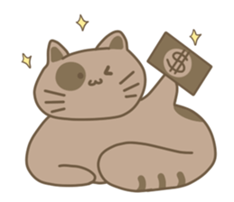 Daily Life of A Fat Cat sticker #10859038