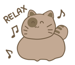 Daily Life of A Fat Cat sticker #10859040