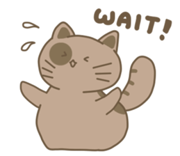 Daily Life of A Fat Cat sticker #10859043