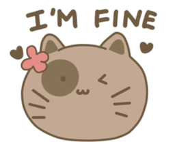 Daily Life of A Fat Cat sticker #10859045
