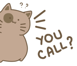 Daily Life of A Fat Cat sticker #10859046