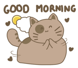 Daily Life of A Fat Cat sticker #10859047