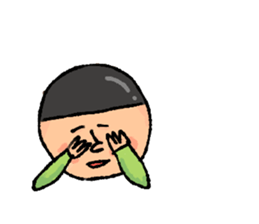 Head chestnut chestnut Taro-chan part2 sticker #10859088