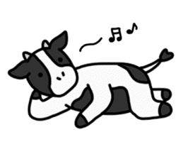 Cow Set 2 English. sticker #10859237