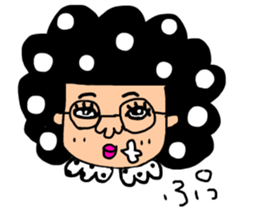 Girl lover dot sticker #10859466