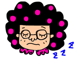 Girl lover dot sticker #10859470