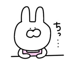 Loosely cute rabbit sticker #10860148