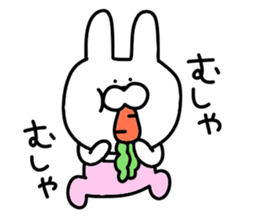 Loosely cute rabbit sticker #10860157