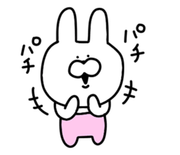 Loosely cute rabbit sticker #10860166