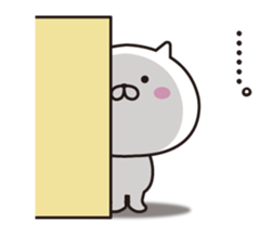 The cat I abuse loosely sticker #10862599