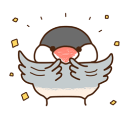 The java sparrow. sticker #10863052