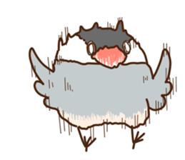 The java sparrow. sticker #10863066