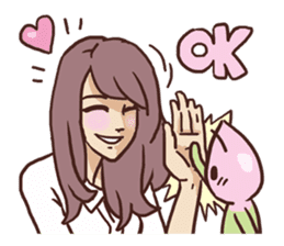 AsB -113 Lotus & jelly sticker #10863611