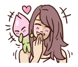 AsB -113 Lotus & jelly sticker #10863630