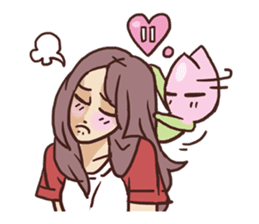 AsB -113 Lotus & jelly sticker #10863631