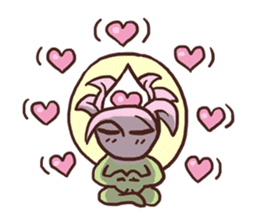 AsB -113 Lotus & jelly sticker #10863644