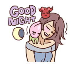 AsB -113 Lotus & jelly sticker #10863647