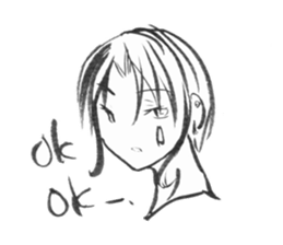 I want to say "yes" to you. sticker #10864317