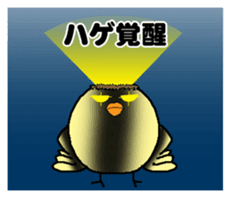 Bald bird three brothers 3 sticker #10864540