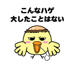 Bald bird three brothers 3 sticker #10864553