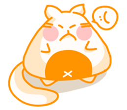 Yellow Onigiri-Cat sticker #10864608