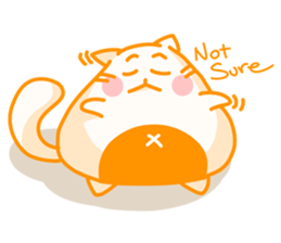 Yellow Onigiri-Cat sticker #10864610
