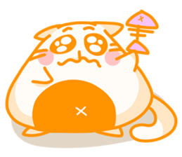 Yellow Onigiri-Cat sticker #10864613