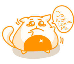 Yellow Onigiri-Cat sticker #10864615