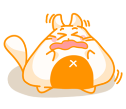 Yellow Onigiri-Cat sticker #10864624