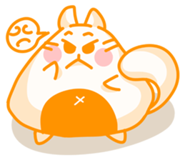 Yellow Onigiri-Cat sticker #10864625