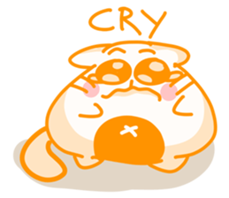 Yellow Onigiri-Cat sticker #10864640