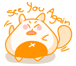 Yellow Onigiri-Cat sticker #10864643