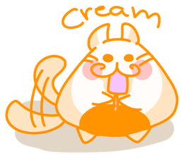 Yellow Onigiri-Cat sticker #10864644