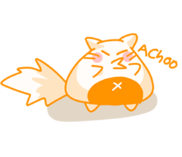 Yellow Onigiri-Cat sticker #10864645