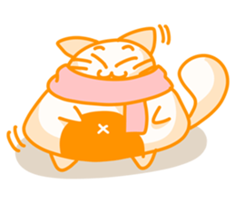 Yellow Onigiri-Cat sticker #10864647