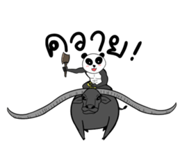 PANDA MASK55 sticker #10865105