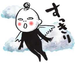 Bird-man Numeko in the sky 2 sticker #10865931