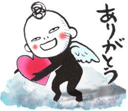 Bird-man Numeko in the sky 2 sticker #10865938