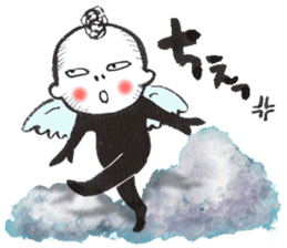 Bird-man Numeko in the sky 2 sticker #10865950