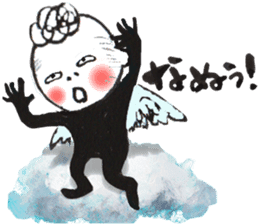 Bird-man Numeko in the sky 2 sticker #10865956