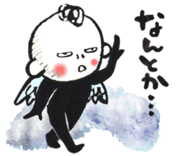 Bird-man Numeko in the sky 2 sticker #10865960