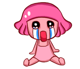 Lovely Pink Girl ' Life sticker #10866766