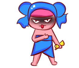 Lovely Pink Girl ' Life sticker #10866776